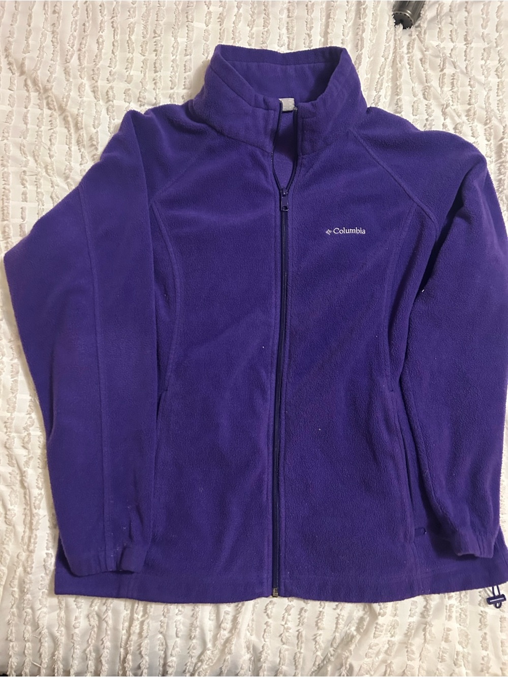 Columbia women Purple Full-Zip Fleece Jacket